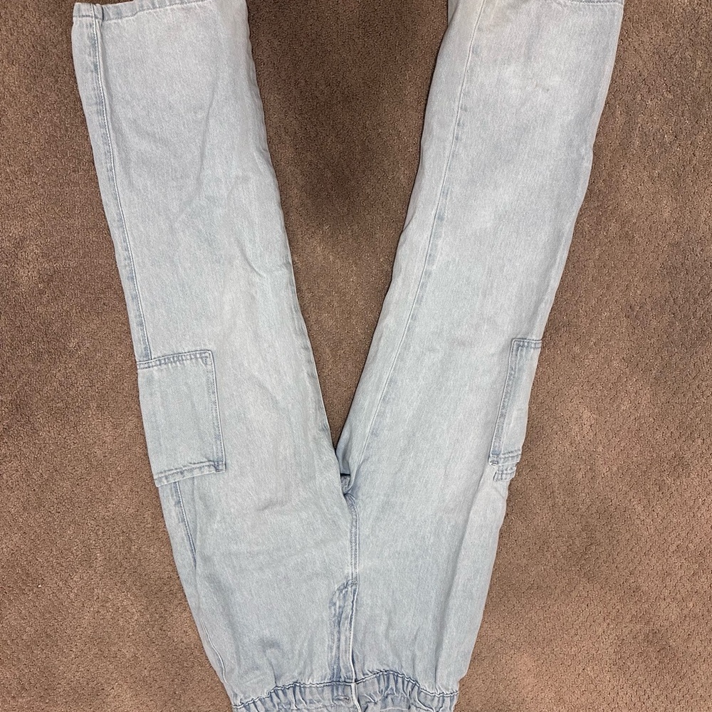 Light Wash Denim Joggers